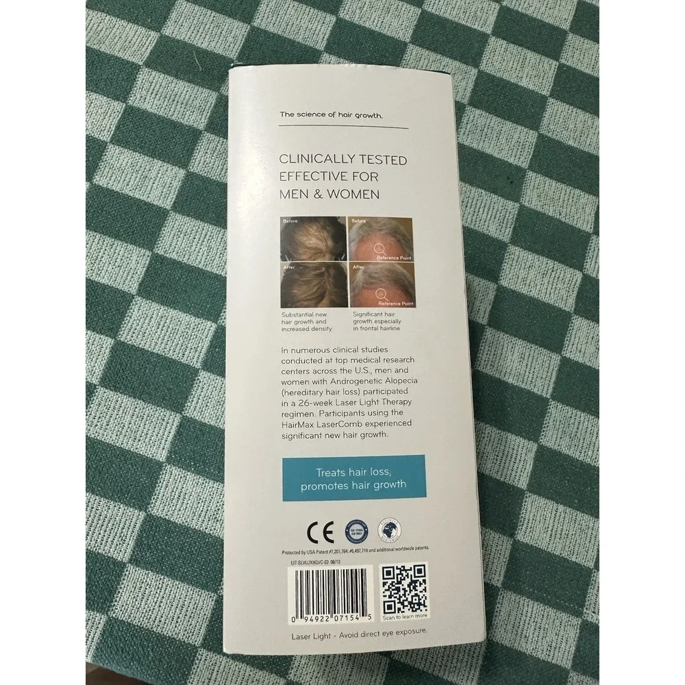 HairMax - Premium Lux 9 LaserComb - Hair Growth Laser Light System  New